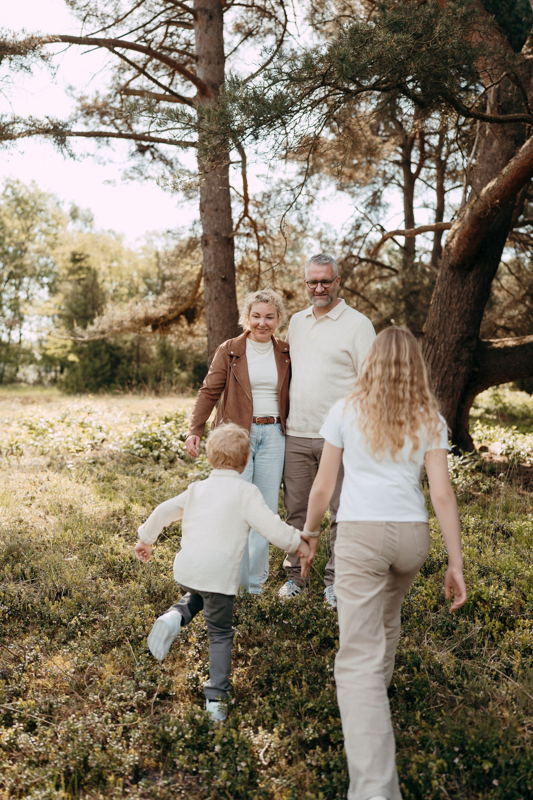 Familie Burtz in der Natur